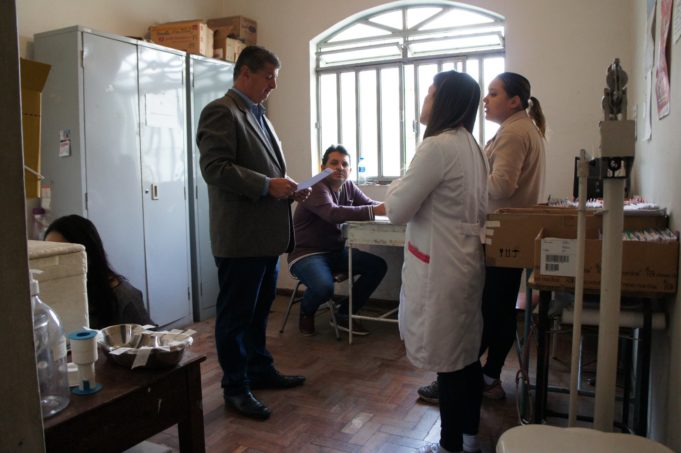 PREFEITO VISITA PSF’S DA SANTA MATILDE