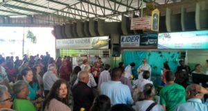 Celebração de Ação de Graças no Terminal Rodoviário