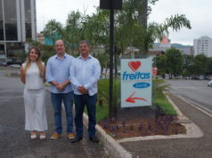 Prefeito comemora mais um espaço recuperado em parceria com a Rede Freitas