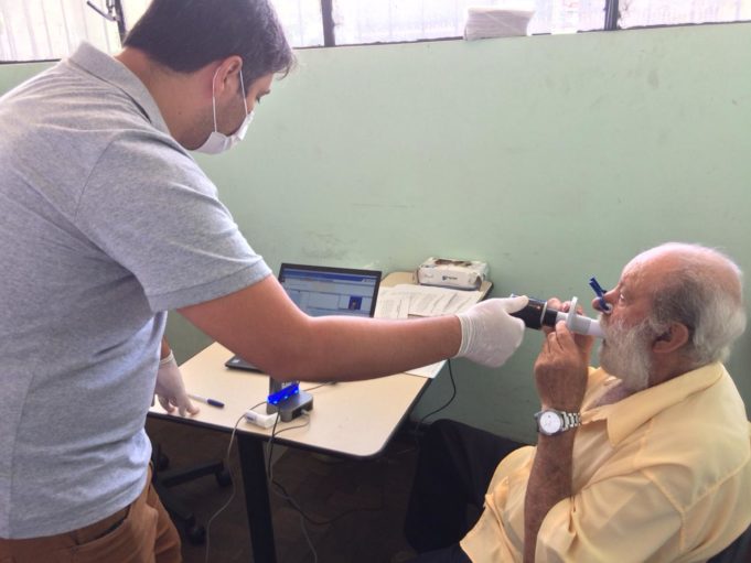 Secretaria Municipal de Saúde realiza campanha com exames gratuitos de espirometria
