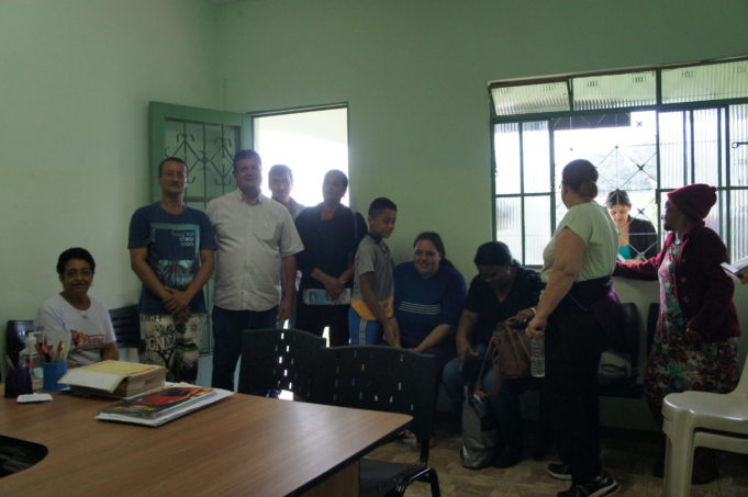 Gagé e Três Barras recebem visita do prefeito