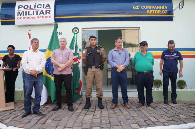 Mais segurança para a população, inaugurada 1ª base da Polícia Militar