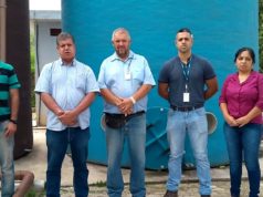 Prefeito acompanha inicio de funcionamento da ETE no bairro Rancho Novo
