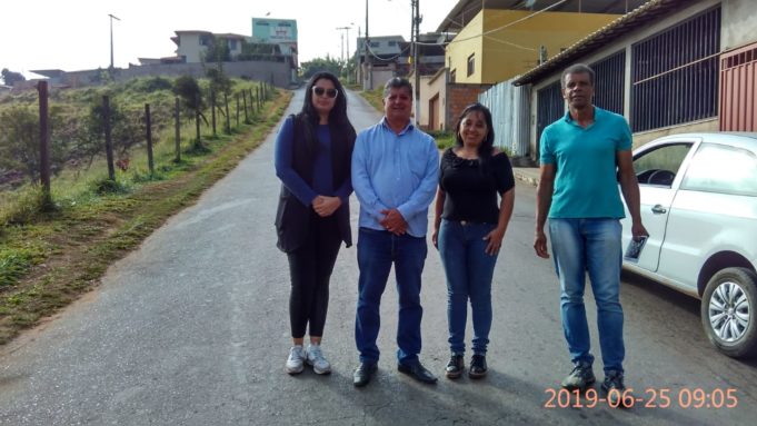 Prefeito visita bairros Real de Queluz, Santa Maria e Bela Vista