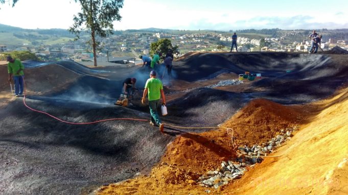 Pista de Pump Track entra em fase de conclusão