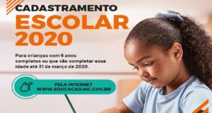Atenção: AMANHÃ, dia 12/07/19, será o ÚLTIMO DIA para realização do Cadastramento Escolar
