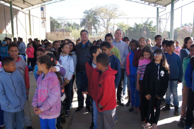 Hora Cívica na Escola Jair Noronha