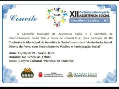 XII Conferência Municipal de Assistência Social