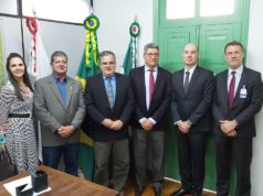 Prefeito Mário Marcus recebe Desembargador Presidente do TRE