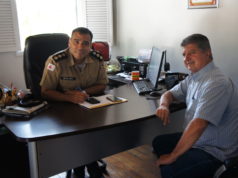 Prefeito reúne-se com o comando da PM para debater ações de segurança e novo posto policial