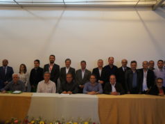 Prefeito e Vice-prefeito de Lafaiete participam de reunião da AMALPA