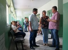 Prefeito e vice acompanham obras e atendimento na Políclinica Municipal