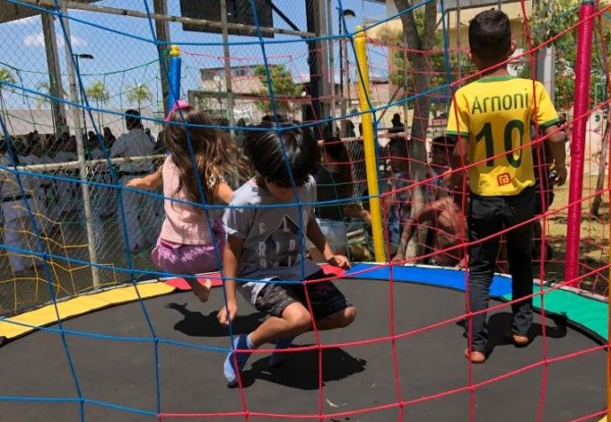 Domingo de muita alegria na Praça CEU