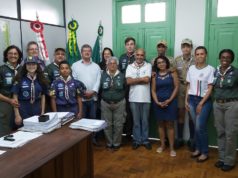 Prefeito recebe Grupo de Escoteiros