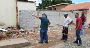 Em sua agenda de compromissos prefeito visita obras