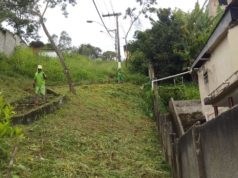 Departamento de meio ambiente mantém programação de capina e limpeza das ruas