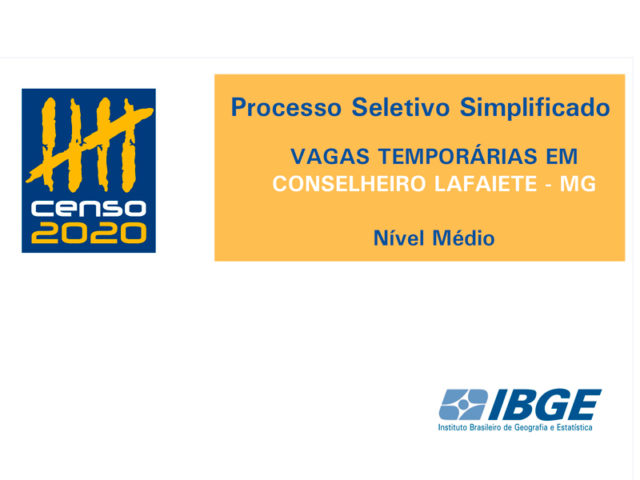 IBGE realiza processo seletivo