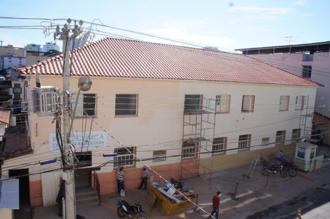 Primeira etapa das obras do Hospital de Campanha está quase concluída
