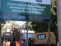 Prefeito acompanha início da construção de ponte no Amaro Ribeiro e trincheira sob a Rodovia BR 040