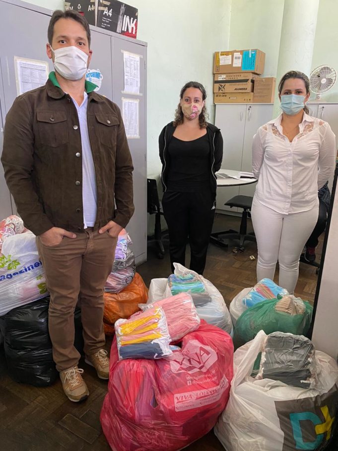 Secretaria de Saúde recebe doação de máscaras de Projeto Social