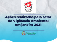 Vigilância Ambiental apresenta resultado de Janeiro de 2021
