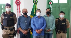 Reunião na Prefeitura debate projeto de instalação de mais uma base da Polícia Militar