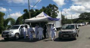 Secretaria de Saúde realiza Barreira Sanitária como forma de prevenção a Covid-19