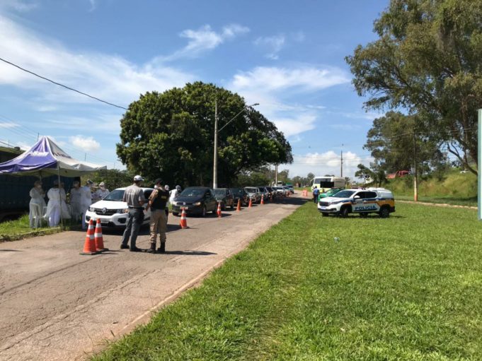 Barreira sanitária já realizou mais de mil abordagens em dois dias