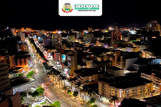 Conselheiro Lafaiete passa por grande projeto de modernização da iluminação pública