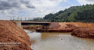 Concluída a obra da ponte do Sismaria, na região dos Almeidas