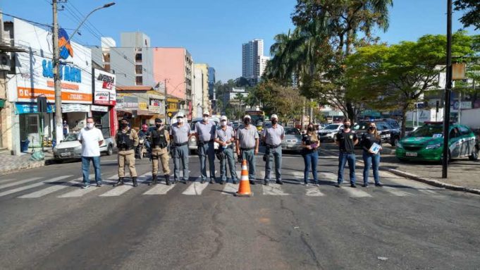DMTT e Polícias Civil e Militar juntos na Campanha do Maio Amarelo