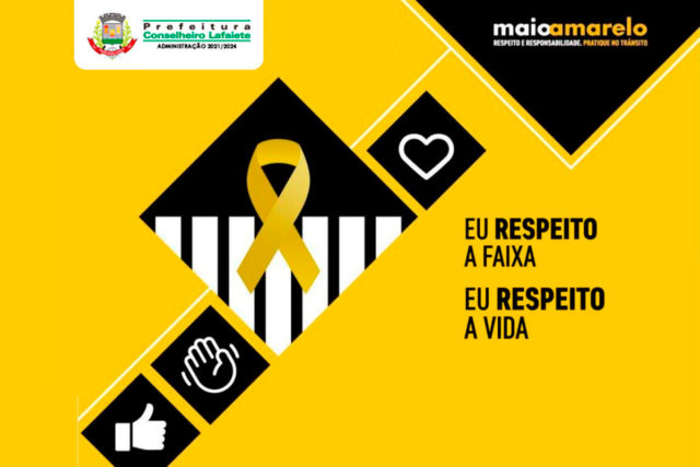 Maio Amarelo: DMTT realizará ações alusivas à campanha de segurança no trânsito