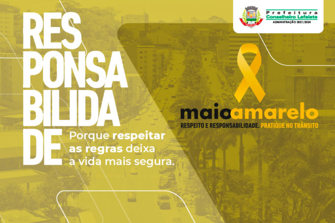 Maio Amarelo: campanha propõe mais respeito e responsabilidade no trânsito