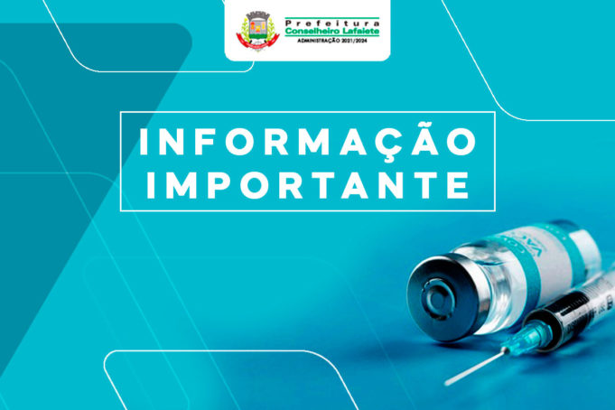 Calendário de vacinação para o dias 14 e 16 de agosto