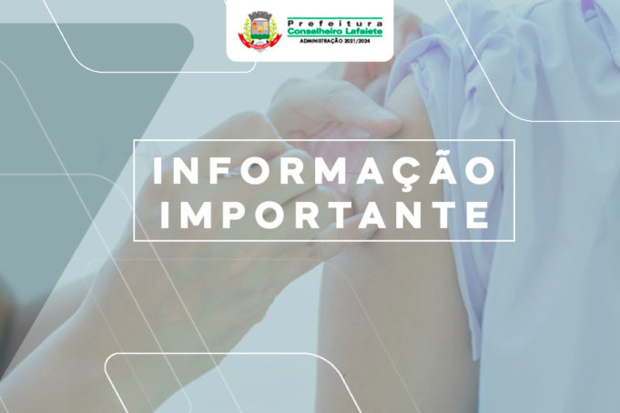Calendário de Vacinação dos dias 25 a 31 de agosto