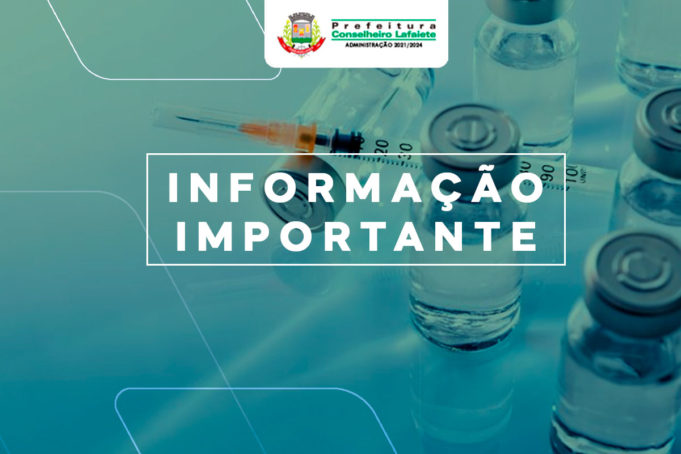 Calendário de vacinação para os dias 09 e 10 de agosto