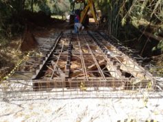 Obras seguem em andamento no município e etapas foram concluídas esta semana