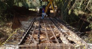 Obras seguem em andamento no município e etapas foram concluídas esta semana