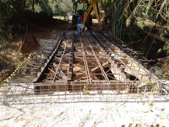 Obras seguem em andamento no município e etapas foram concluídas esta semana