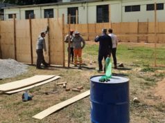 Diversas obras estão em andamento em Lafaiete Prefeito e Secretario em visita a obra