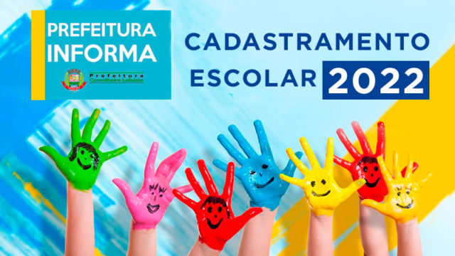 Cadastramento Escolar 2022 para Creche e Pré-Escola