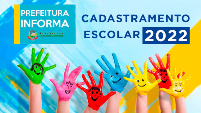 Cadastramento Escolar 2022 para Creche e Pré-Escola
