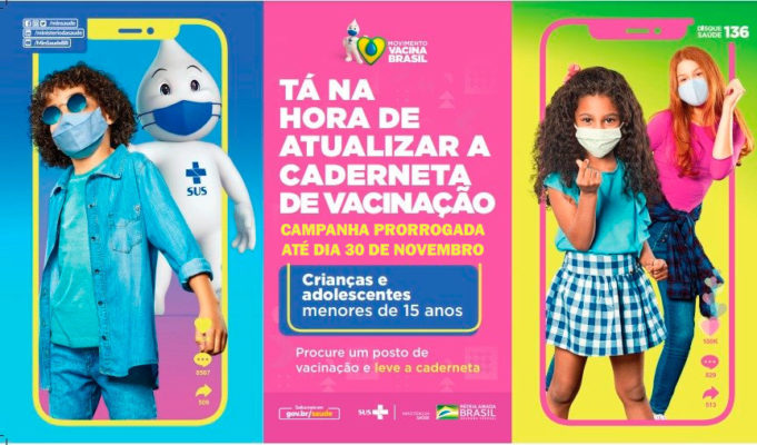 Campanha de multivacinação é prorrogada até o final de novembro
