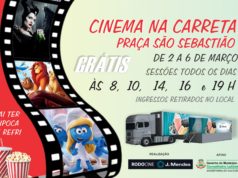 Cinema na carreta estará disponivel de 2 a 6 de março na Praça São Sebastião