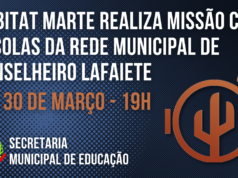 Habitat Marte realiza missão com escolas da rede municipal de Conselheiro Lafaiete (MG):