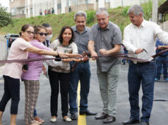 Prefeitura inaugurou nesta sexta-feira a Ponte da Rua Josefina Martins totalizando cinco novas pontes entregues à população
