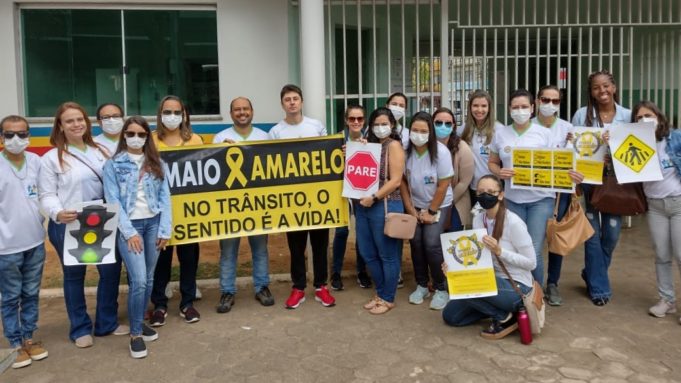 EMMAP realiza ação do Maio Amarelo, mês da segurança no trânsito