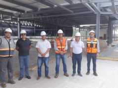 Obras da nova Escola Meridional avançam e entrega é prevista para o início do próximo ano letivo.