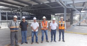 Obras da nova Escola Meridional avançam e entrega é prevista para o início do próximo ano letivo.
