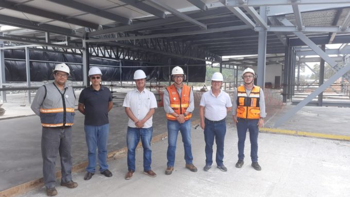 Obras da nova Escola Meridional avançam e entrega é prevista para o início do próximo ano letivo.